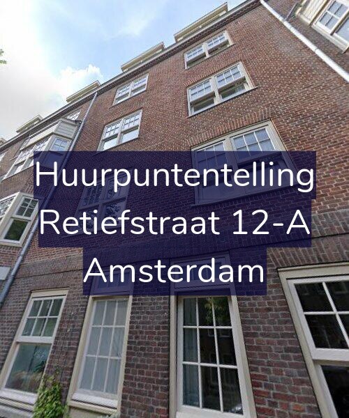 Foto gevel Huurpuntentelling voor Retiefstraat 12-A, Amsterdam
