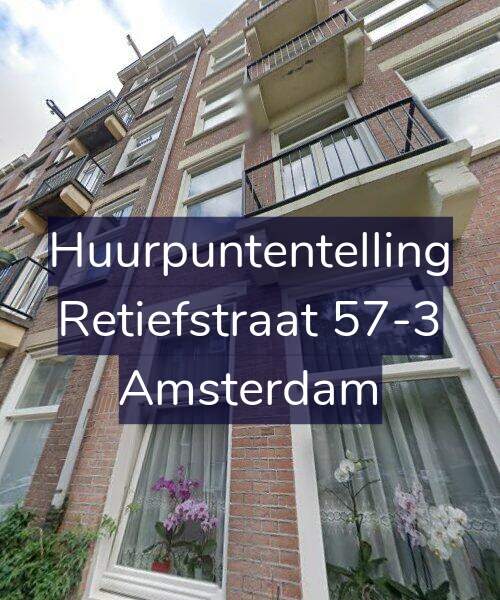 Foto gevel Huurpuntentelling voor Retiefstraat 57-3, Amsterdam