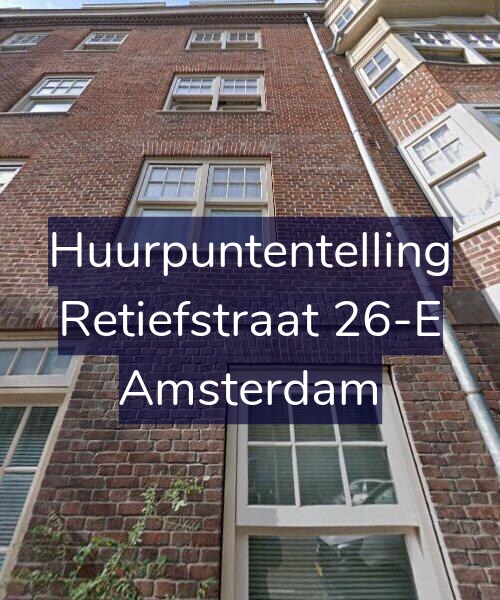 Foto gevel Huurpuntentelling voor Retiefstraat 26-E, Amsterdam
