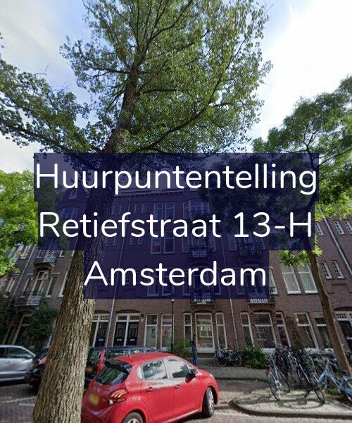 Foto gevel Huurpuntentelling voor Retiefstraat 13-H, Amsterdam