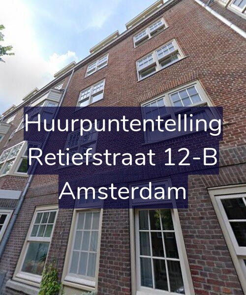 Foto gevel Huurpuntentelling voor Retiefstraat 12-B, Amsterdam