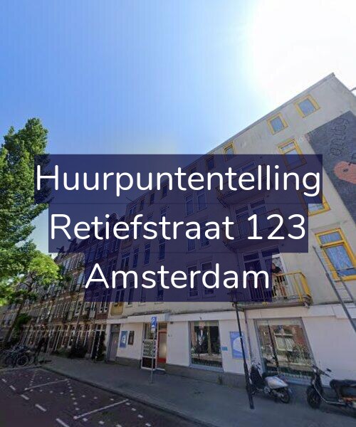 Foto gevel Huurpuntentelling voor Retiefstraat 123, Amsterdam