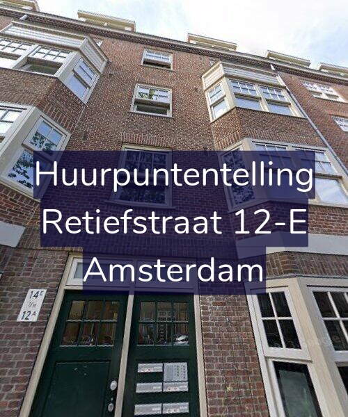 Foto gevel Huurpuntentelling voor Retiefstraat 12-E, Amsterdam