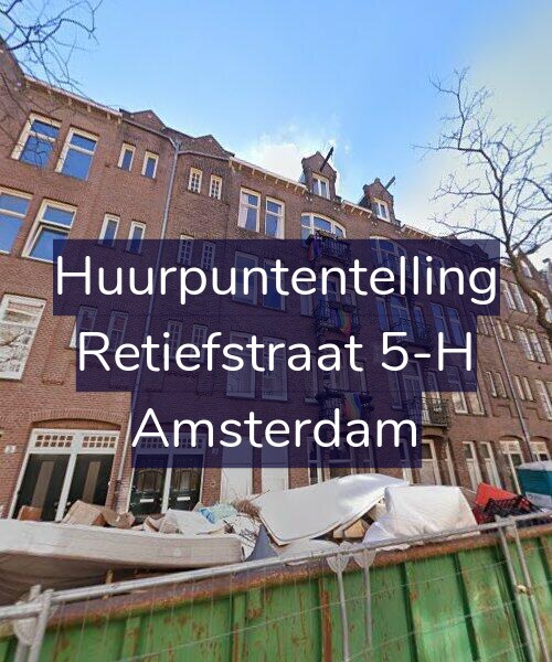 Foto gevel Huurpuntentelling voor Retiefstraat 5-H, Amsterdam