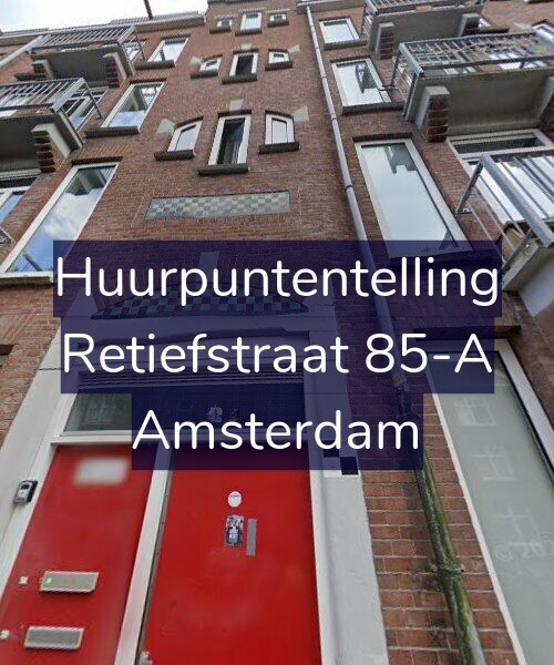 Foto gevel Huurpuntentelling voor Retiefstraat 85-A, Amsterdam