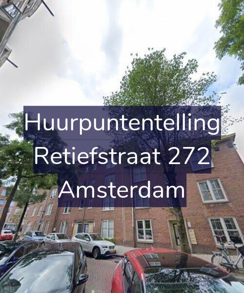 Foto gevel Huurpuntentelling voor Retiefstraat 272, Amsterdam