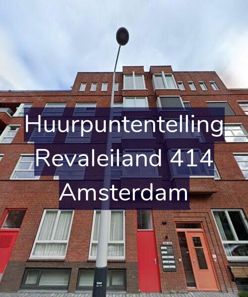 Foto gevel Huurpuntentelling voor Revaleiland 414, Amsterdam
