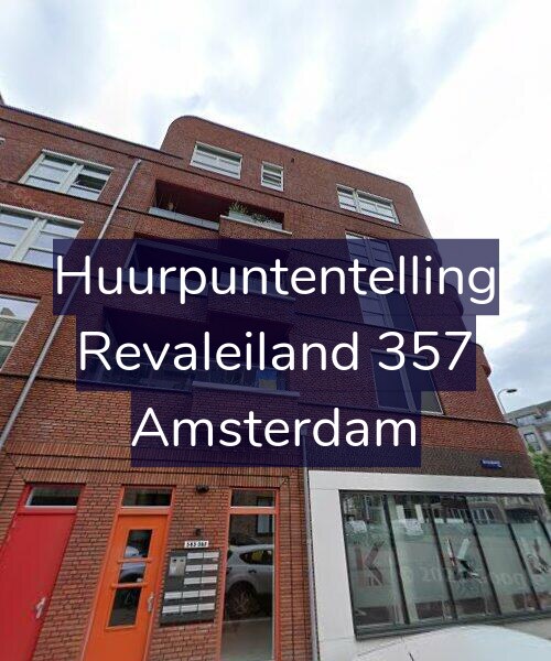 Foto gevel Huurpuntentelling voor Revaleiland 357, Amsterdam
