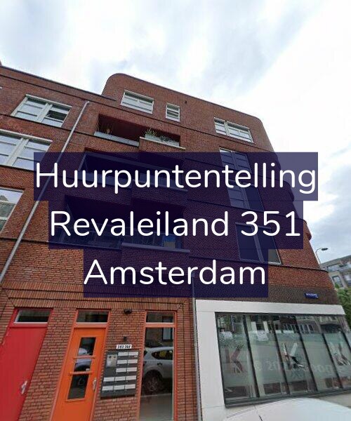 Foto gevel Huurpuntentelling voor Revaleiland 351, Amsterdam
