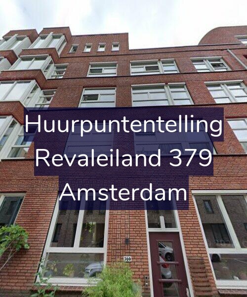 Foto gevel Huurpuntentelling voor Revaleiland 379, Amsterdam
