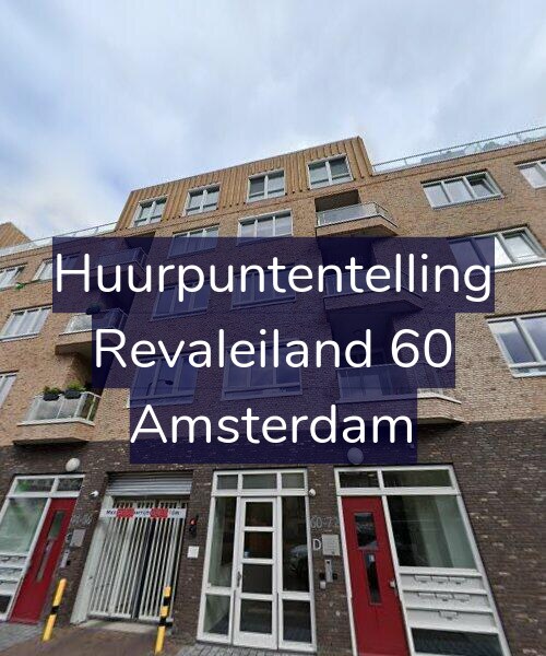 Foto gevel Huurpuntentelling voor Revaleiland 60, Amsterdam