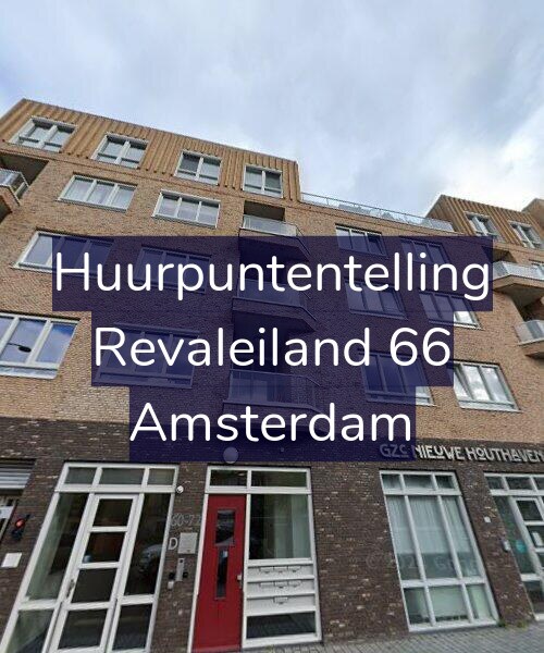 Foto gevel Huurpuntentelling voor Revaleiland 66, Amsterdam