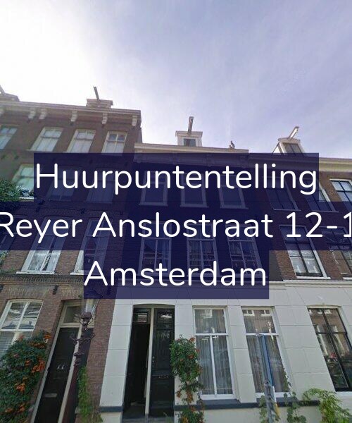 Foto gevel Huurpuntentelling voor Reyer Anslostraat 12-1, Amsterdam