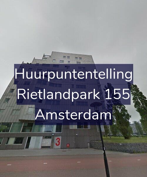 Foto gevel Huurpuntentelling voor Rietlandpark 155, Amsterdam