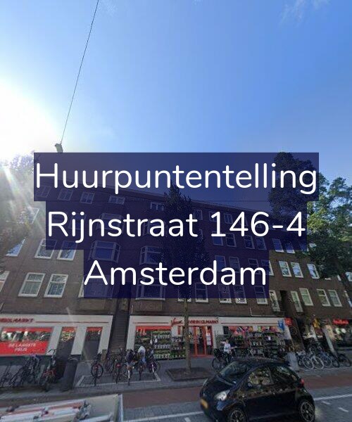 Foto gevel Huurpuntentelling voor Rijnstraat 146-4, Amsterdam