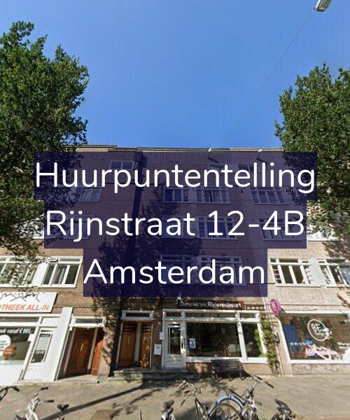 Foto gevel Huurpuntentelling voor Rijnstraat 12-4B, Amsterdam