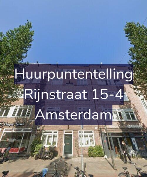 Foto gevel Huurpuntentelling voor Rijnstraat 15-4, Amsterdam