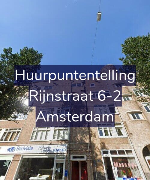 Foto gevel Huurpuntentelling voor Rijnstraat 6-2, Amsterdam