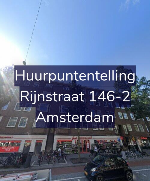 Foto gevel Huurpuntentelling voor Rijnstraat 146-2, Amsterdam