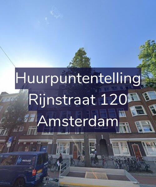 Foto gevel Huurpuntentelling voor Rijnstraat 120, Amsterdam