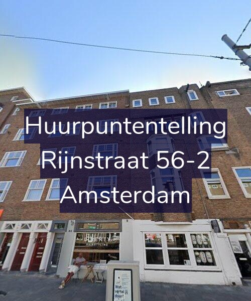 Foto gevel Huurpuntentelling voor Rijnstraat 56-2, Amsterdam