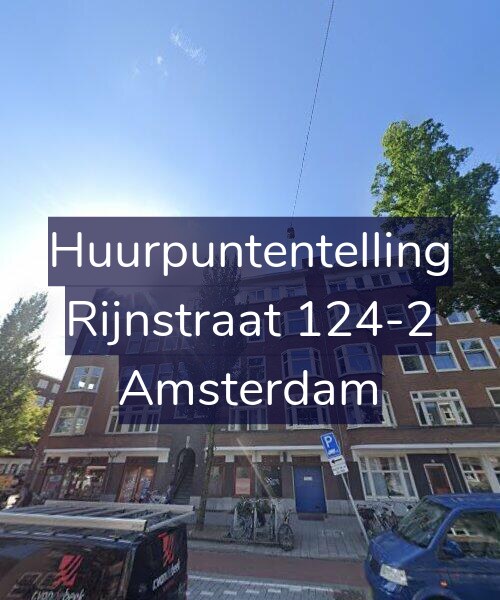 Foto gevel Huurpuntentelling voor Rijnstraat 124-2, Amsterdam