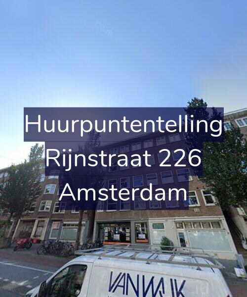 Foto gevel Huurpuntentelling voor Rijnstraat 226, Amsterdam
