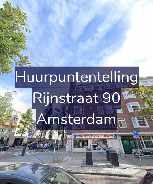 Foto gevel Huurpuntentelling voor Rijnstraat 90, Amsterdam