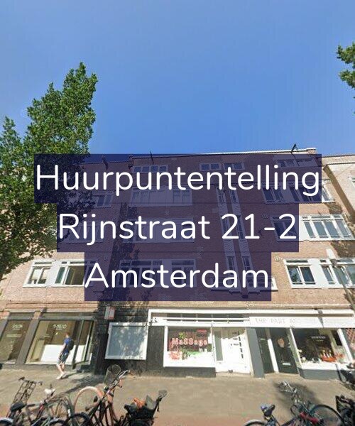Foto gevel Huurpuntentelling voor Rijnstraat 21-2, Amsterdam