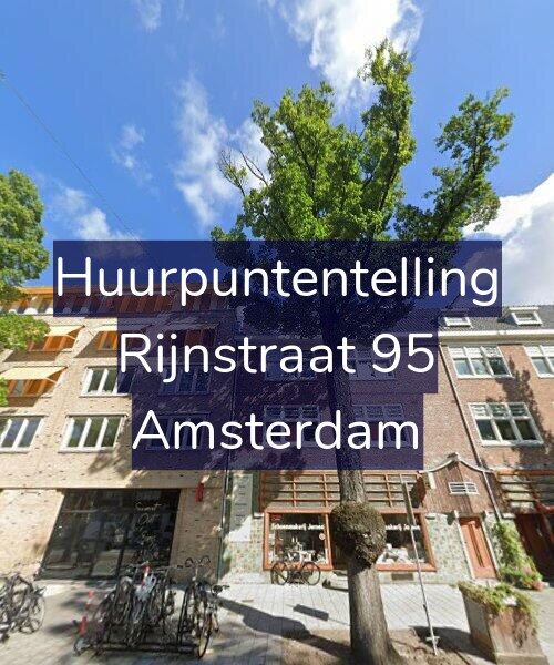 Foto gevel Huurpuntentelling voor Rijnstraat 95, Amsterdam