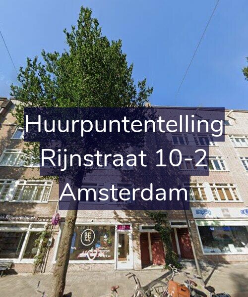 Foto gevel Huurpuntentelling voor Rijnstraat 10-2, Amsterdam