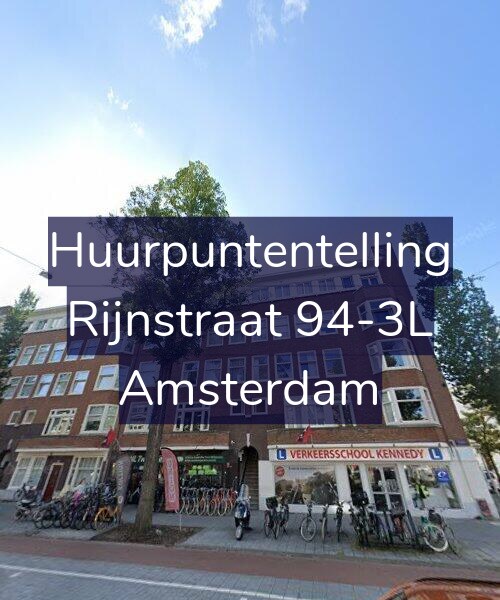 Foto gevel Huurpuntentelling voor Rijnstraat 94-3L, Amsterdam