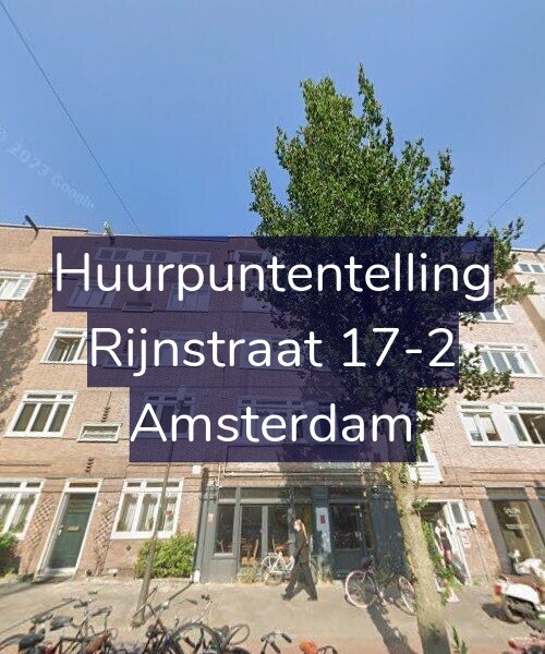 Foto gevel Huurpuntentelling voor Rijnstraat 17-2, Amsterdam