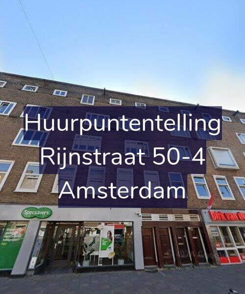 Foto gevel Huurpuntentelling voor Rijnstraat 50-4, Amsterdam