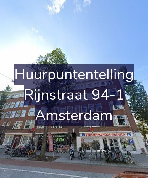 Foto gevel Huurpuntentelling voor Rijnstraat 94-1, Amsterdam