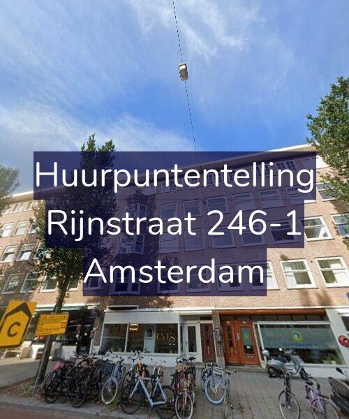 Foto gevel Huurpuntentelling voor Rijnstraat 246-1, Amsterdam