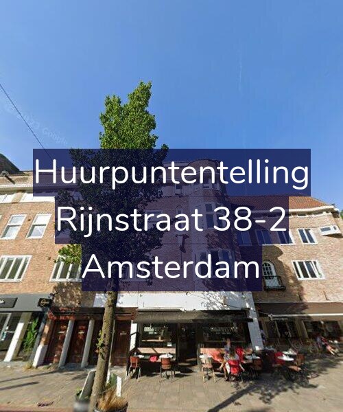 Foto gevel Huurpuntentelling voor Rijnstraat 38-2, Amsterdam