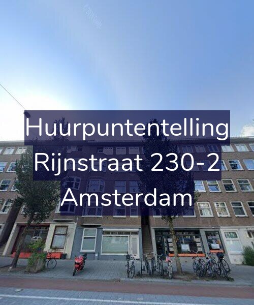 Foto gevel Huurpuntentelling voor Rijnstraat 230-2, Amsterdam
