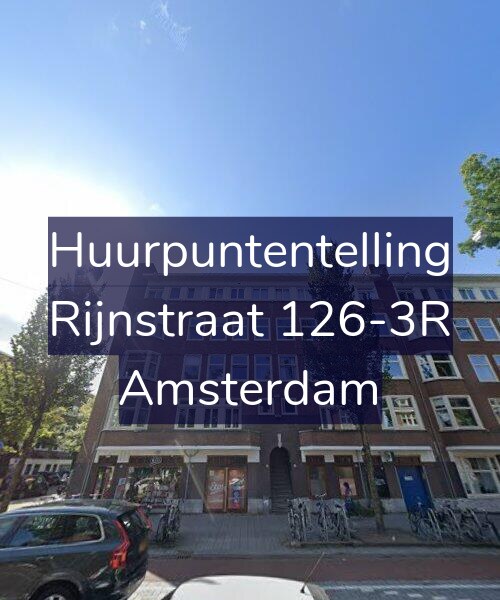 Foto gevel Huurpuntentelling voor Rijnstraat 126-3R, Amsterdam
