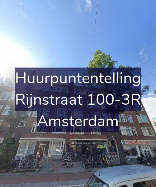 Foto gevel Huurpuntentelling voor Rijnstraat 100-3R, Amsterdam