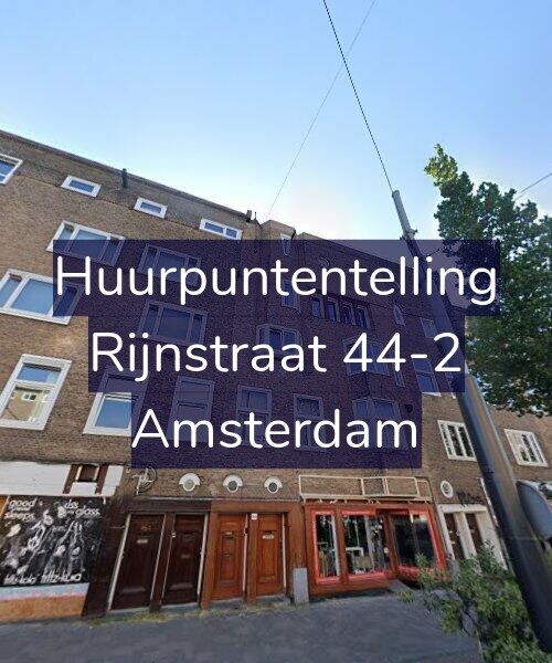 Foto gevel Huurpuntentelling voor Rijnstraat 44-2, Amsterdam