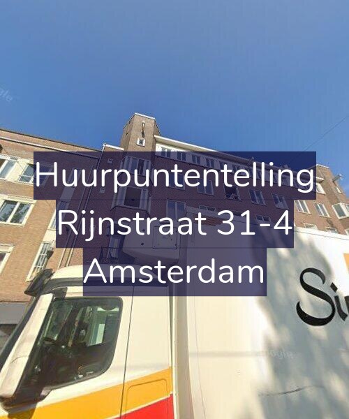 Foto gevel Huurpuntentelling voor Rijnstraat 31-4, Amsterdam