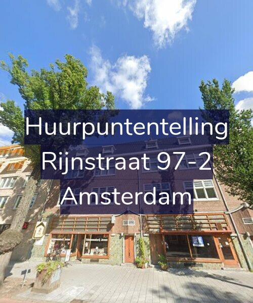 Foto gevel Huurpuntentelling voor Rijnstraat 97-2, Amsterdam