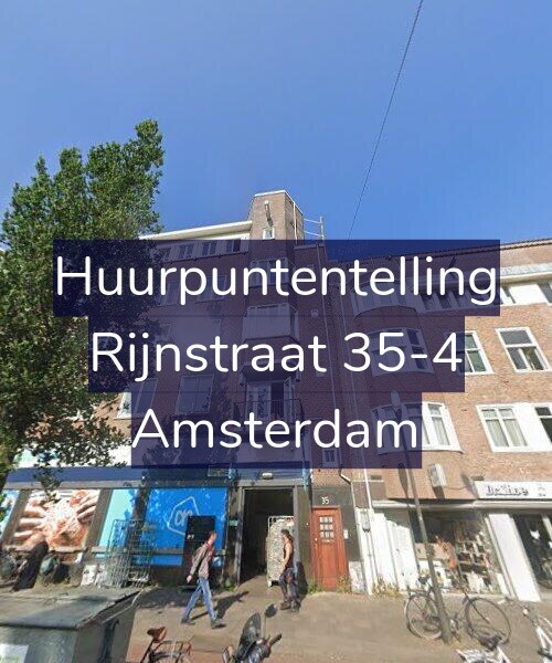 Foto gevel Huurpuntentelling voor Rijnstraat 35-4, Amsterdam