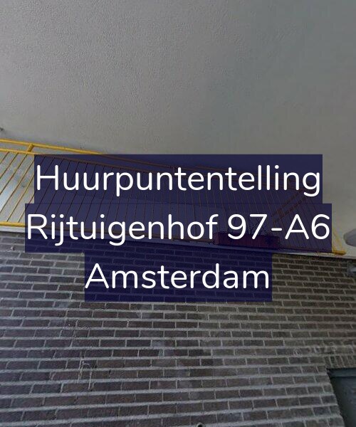 Foto gevel Huurpuntentelling voor Rijtuigenhof 97-A6, Amsterdam