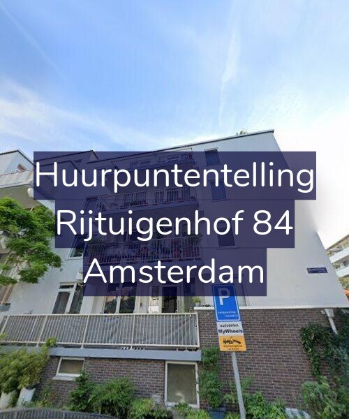 Foto gevel Huurpuntentelling voor Rijtuigenhof 84, Amsterdam
