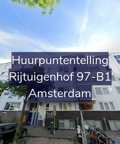 Foto gevel Huurpuntentelling voor Rijtuigenhof 97-B1, Amsterdam