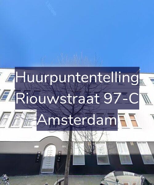 Foto gevel Huurpuntentelling voor Riouwstraat 97-C, Amsterdam
