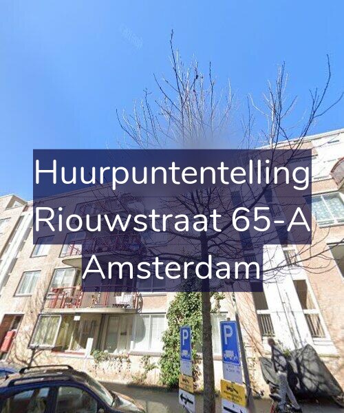 Foto gevel Huurpuntentelling voor Riouwstraat 65-A, Amsterdam