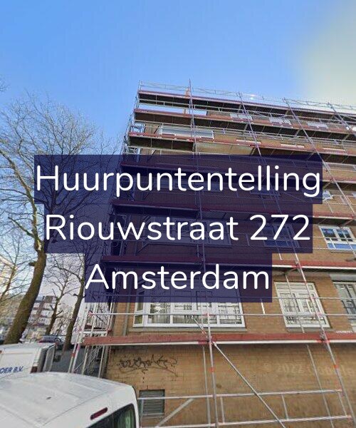 Foto gevel Huurpuntentelling voor Riouwstraat 272, Amsterdam